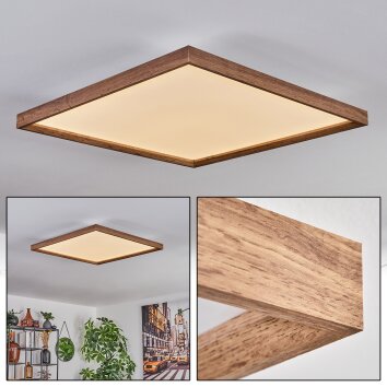 TIRRENARA Eglo Braun, 900603 Schwarz Deckenleuchte LED