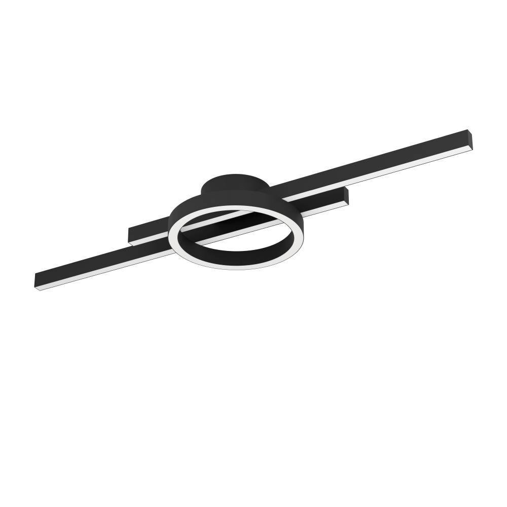 Eglo AMANDOLO Deckenleuchte LED Schwarz, 1-flammig, Fernbedienung, Farbwechsler main product photo
