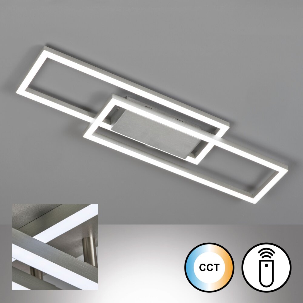 Fischer & Honsel Seth Deckenleuchte LED Aluminium, 1-flammig, Fernbedienung main product photo