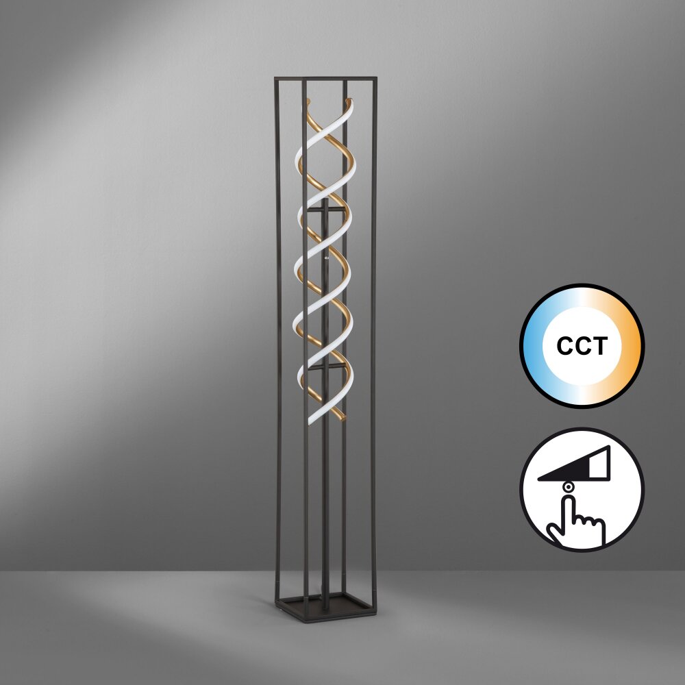 Fischer & Honsel Gian Stehleuchte LED Schwarz, 1-flammig main product photo