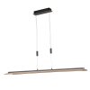 Fischer & Honsel SHINE-WOOD Pendelleuchte LED Schwarz, 1-flammig