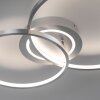 Leuchten Direkt ASMINA Deckenleuchte LED Silber, 2-flammig