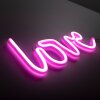 Leuchten Direkt NEON-LOVE Dekoleuchte LED Pink, 1-flammig