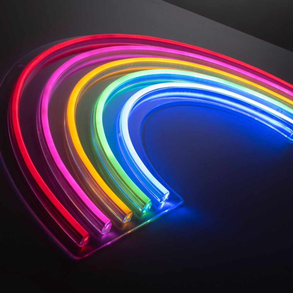 Leuchten Direkt NEON-RAINBOW Dekoleuchte LED Bunt, 1-flammig Bunt 85024-70