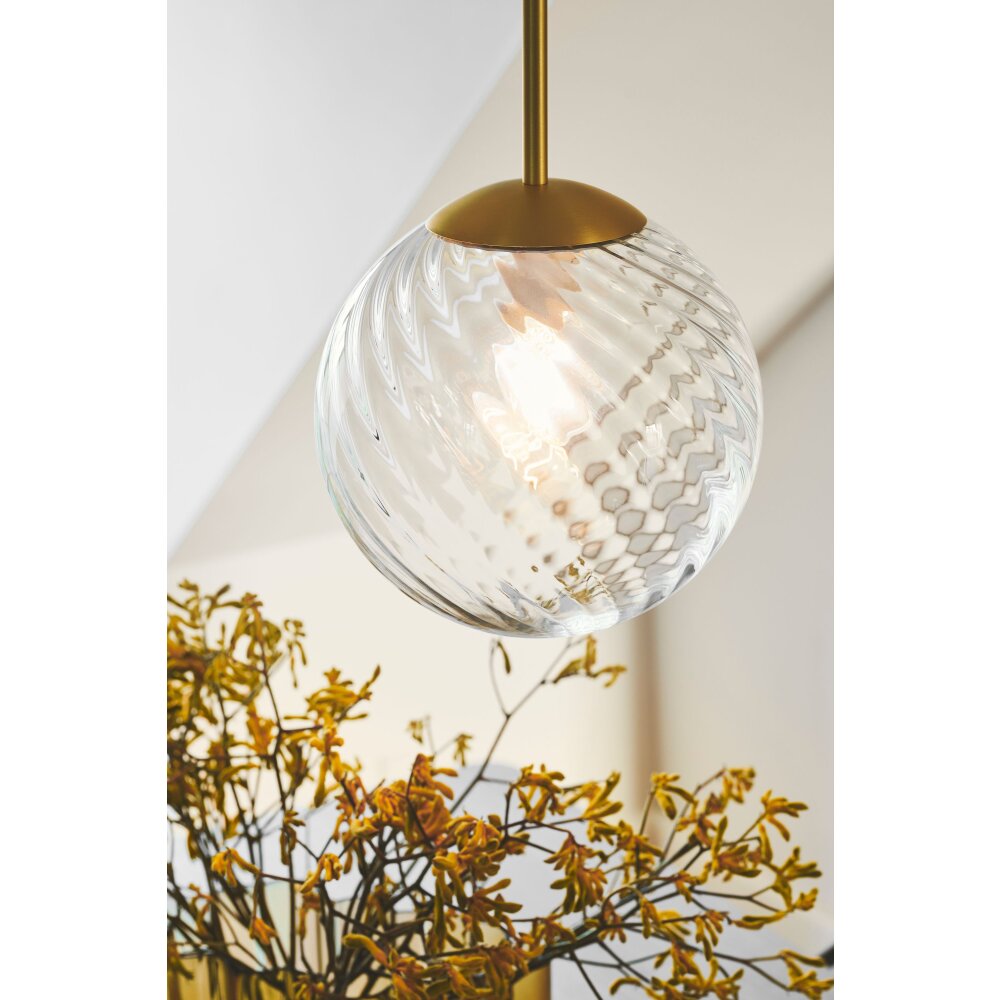 Nordlux CHISELL Pendelleuchte Messing, 1-flammig main product photo