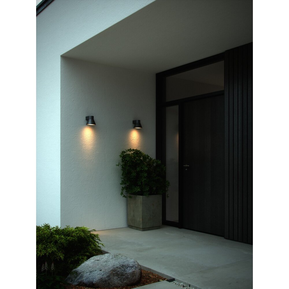 Nordlux KYKLOP Außenwandleuchte Schwarz, 1-flammig main product photo