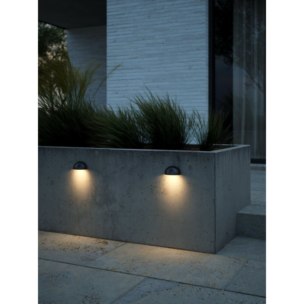 Nordlux SCOR Außenwandleuchte Schwarz, 1-flammig main product photo