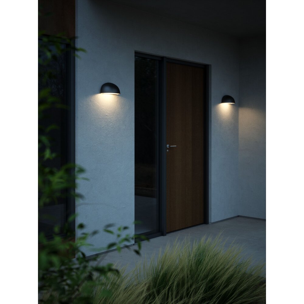 Nordlux SCOR Außenwandleuchte Schwarz, 1-flammig main product photo