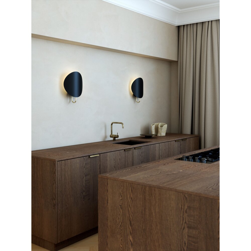 Design For The People by Nordlux SPARGO Wandleuchte Schwarz, 1-flammig main product photo