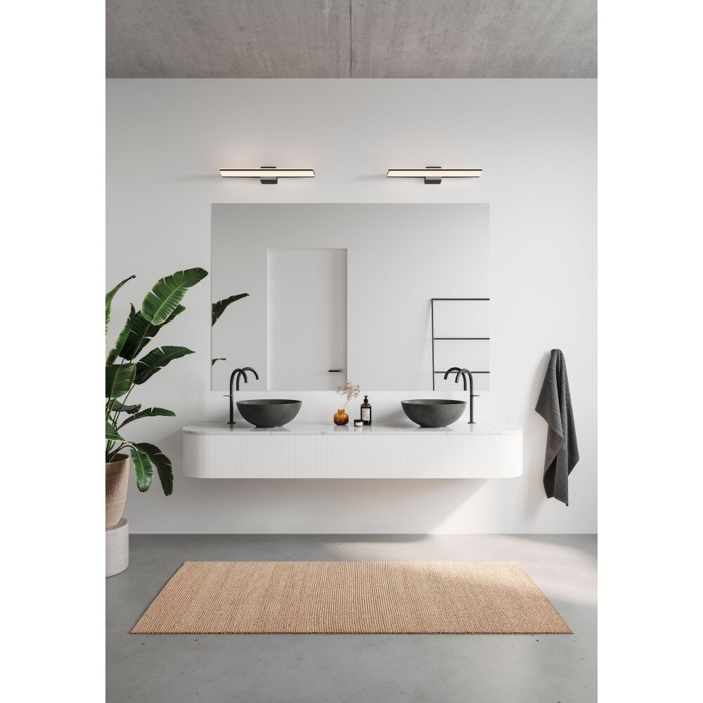 Nordlux TINIA Spiegelleuchte LED Schwarz, 1-flammig main product photo