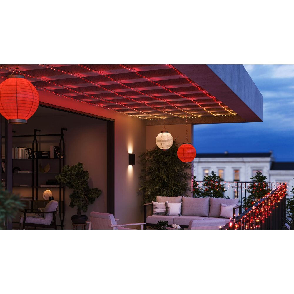 Philips Hue Festavia Lichterkette LED Schwarz 8720169246867 lampe.de