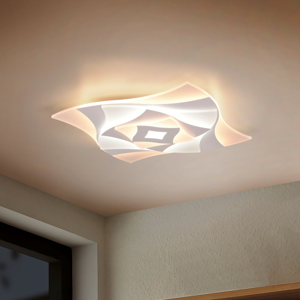 Trio AKITA Deckenleuchte LED Weiß, 1-flammig, Fernbedienung main product photo