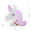 Leuchten Direkt NEON-UNICORN Dekoleuchte LED Transparent, Klar, 1-flammig