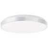 Brilliant Livius Deckenleuchte LED Silber, 1-flammig, Fernbedienung