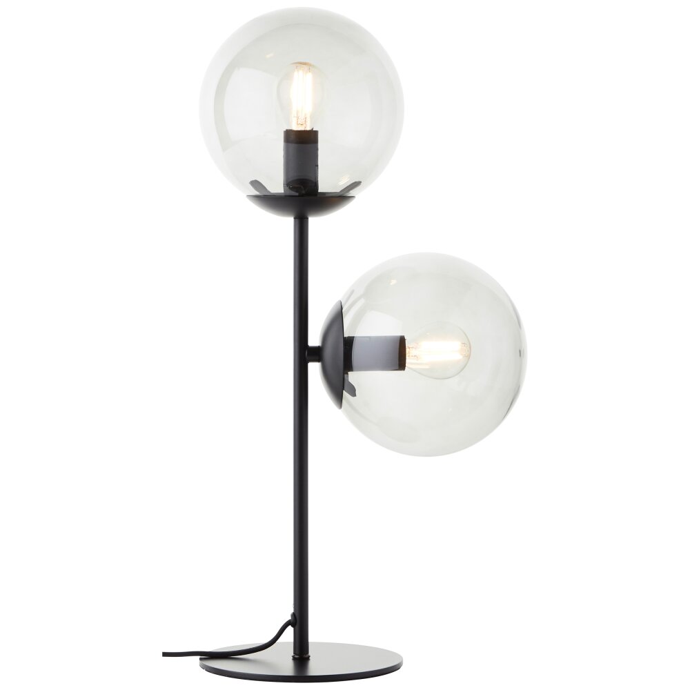 Brilliant Ariol Tischleuchte Schwarz, 2-flammig main product photo