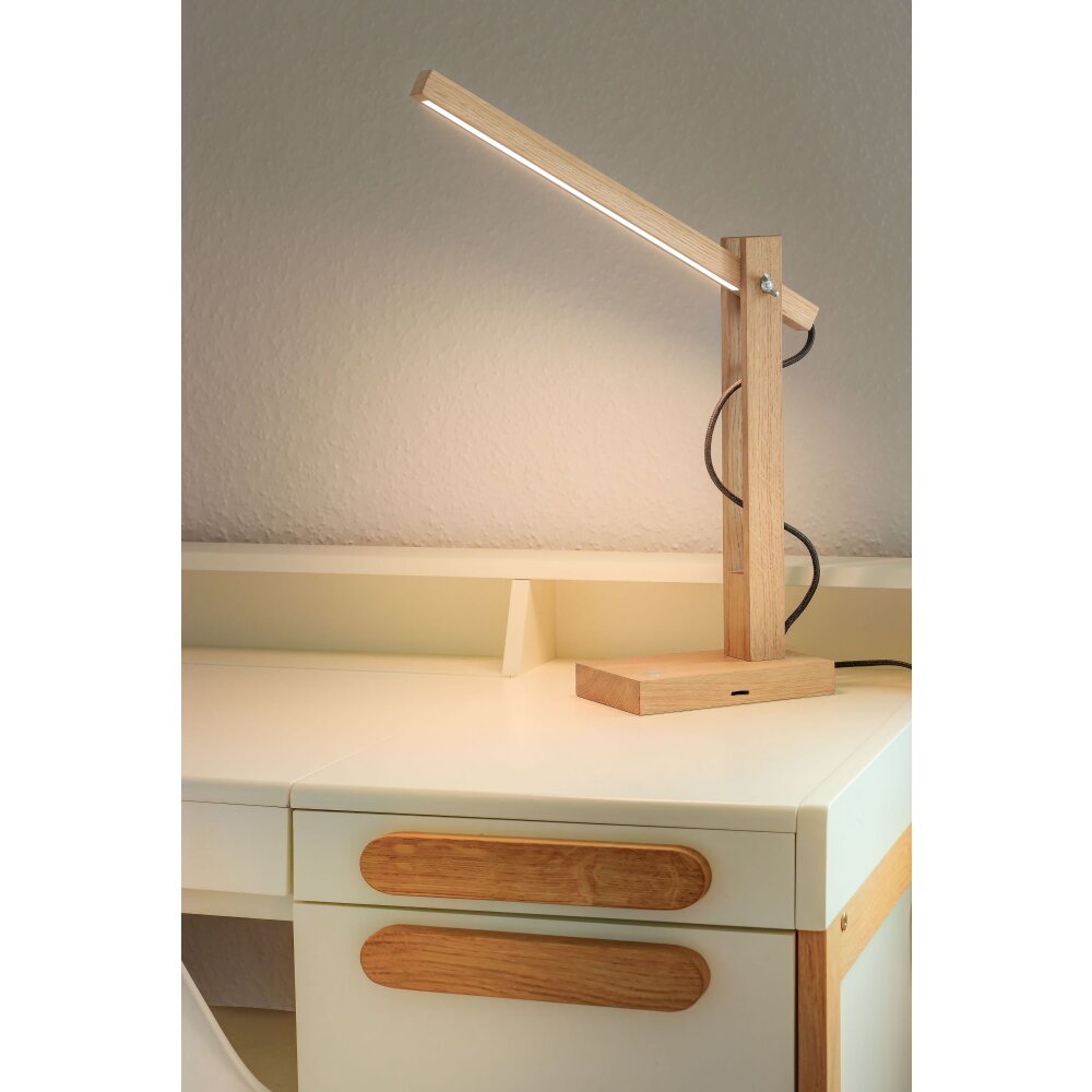 Anga Tischleuchte LED Chrom, Naturfarben, 1-flammig main product photo