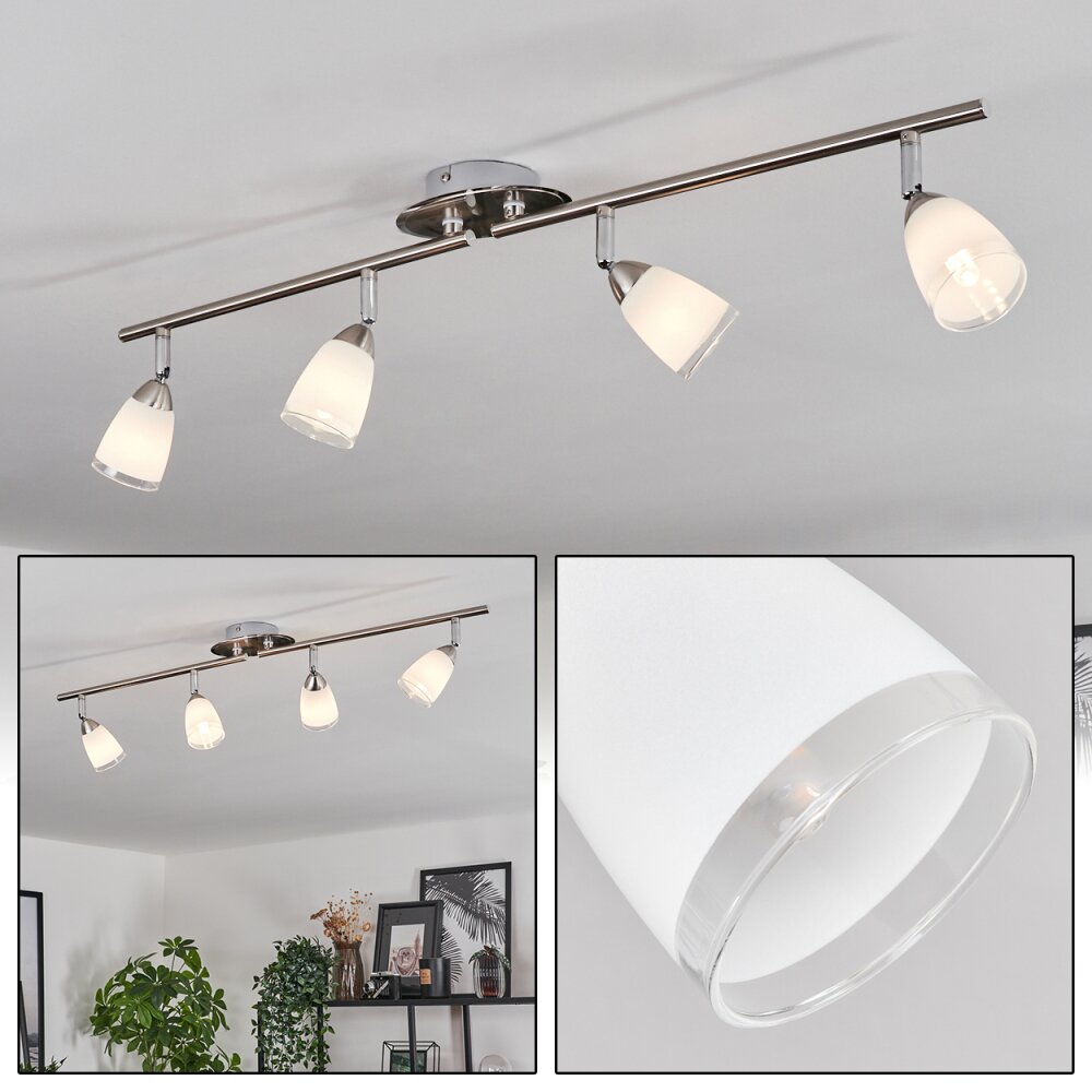 Holualoa Deckenleuchte LED Nickel-Matt, 4-flammig main product photo