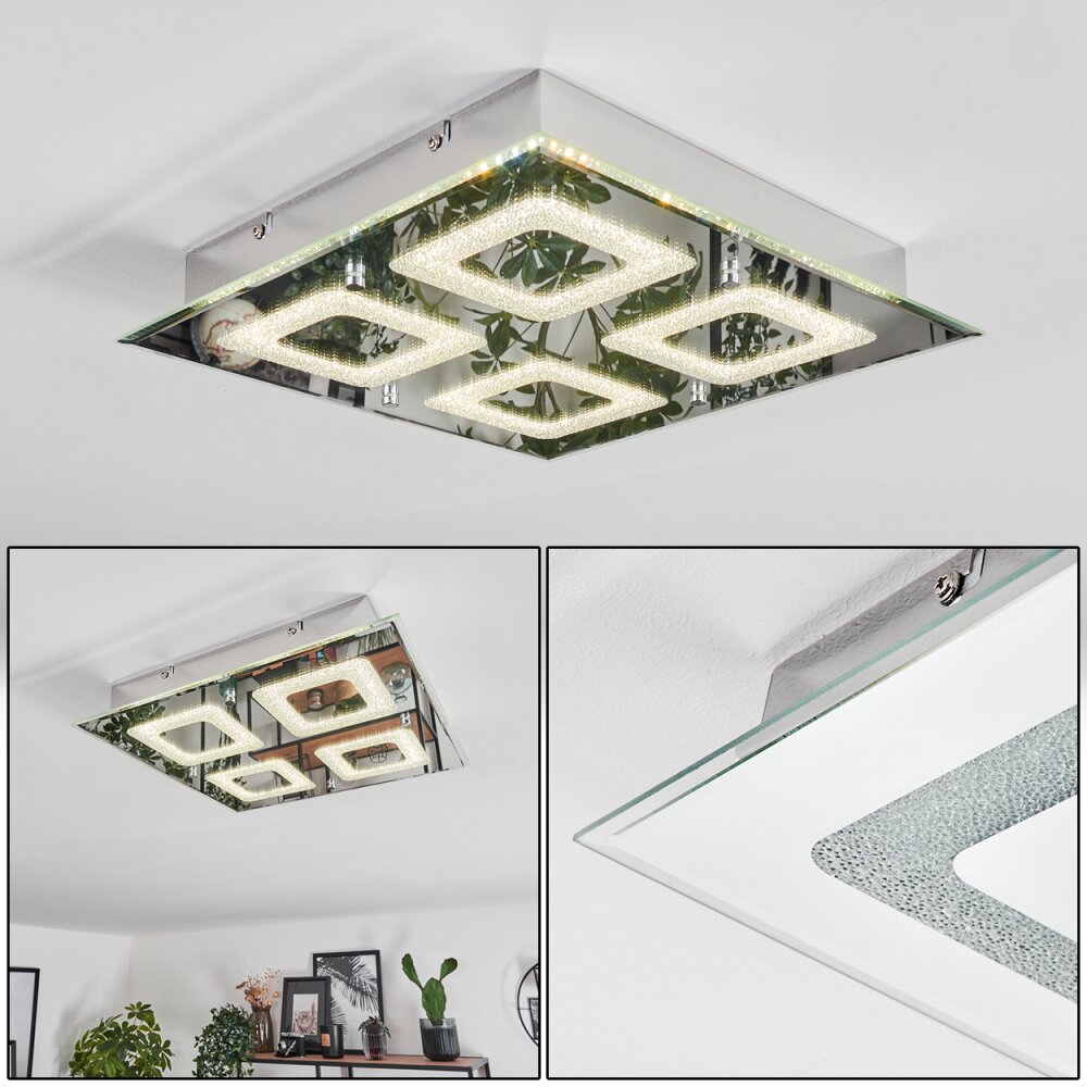 Kingsta Deckenpanel LED Chrom, 1-flammig main product photo
