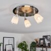 Holualoa Deckenleuchte LED Nickel-Matt, 3-flammig