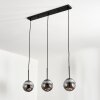 Gastor Hängeleuchte Glas 15 cm Rauchfarben, 3-flammig