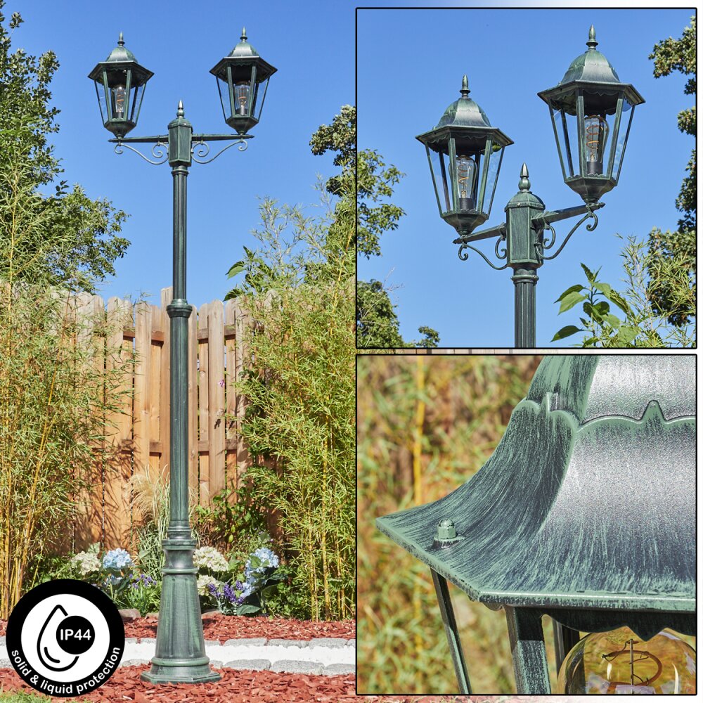 Hongkong Kandelaber Grün, Schwarz, 2-flammig main product photo