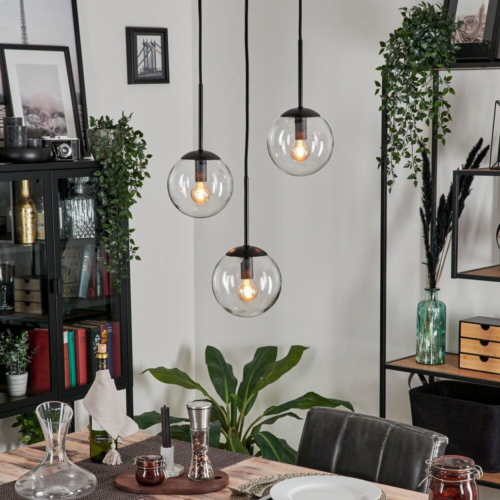 Gastor Hängeleuchte Glas 15 cm Klar, 3-flammig main product photo