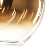Koyoto Hängeleuchte Glas 20cm Gold, Klar, 8-flammig