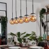 Gastor Hängeleuchte Glas 15 cm Bernsteinfarben, 5-flammig