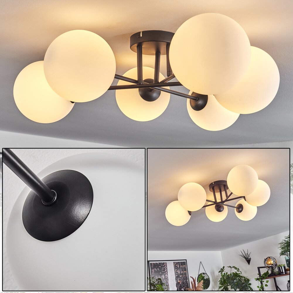Chehalis Deckenleuchte Weiß, 6-flammig main product photo