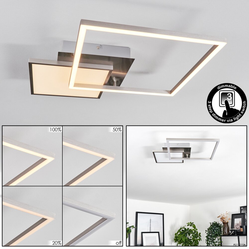 Wimmarp Deckenleuchte LED Chrom, Nickel-Matt, 1-flammig main product photo
