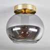 Apedo Deckenleuchte Glas 20 cm Messing, 1-flammig