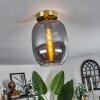 Apedo Deckenleuchte Glas 20 cm Messing, 1-flammig
