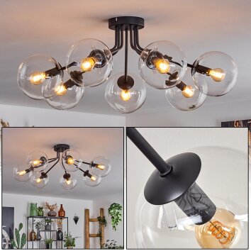 Gastor Deckenleuchte Glas 15 cm Klar, 7-flammig