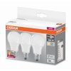 Osram LED 3er Set E27 8,5 Watt 2700 Kelvin 806 Lumen