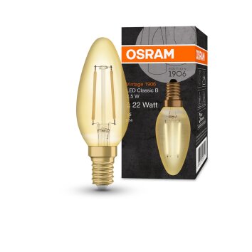 OSRAM Vintage 1906® LED E14 2,5 Watt 2400 Kelvin 220 Lumen