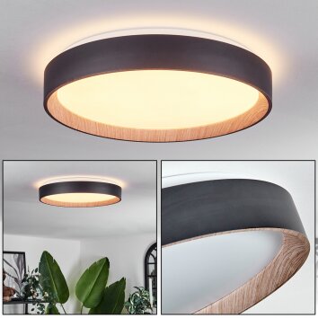 SCHÖNER WOHNEN-Kollektion Deckenleuchte Loop LED Schwarz 820093