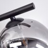 Chehalis Deckenleuchte Glas 15 cm Klar, Rauchfarben, 5-flammig