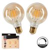 E27 2er Set LED 6 Watt 2200 Kelvin 650 Lumen