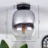 Apedo Deckenleuchte Glas 20 cm Klar, Rauchfarben, 1-flammig