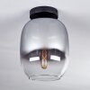 Apedo Deckenleuchte Glas 20 cm Klar, Rauchfarben, 1-flammig