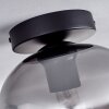 Apedo Deckenleuchte Glas 20 cm Rauchfarben, 1-flammig