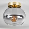Apedo Deckenleuchte Glas 20 cm Messing, 1-flammig