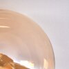 Chehalis Deckenleuchte Glas 15 cm Bernsteinfarben, 4-flammig