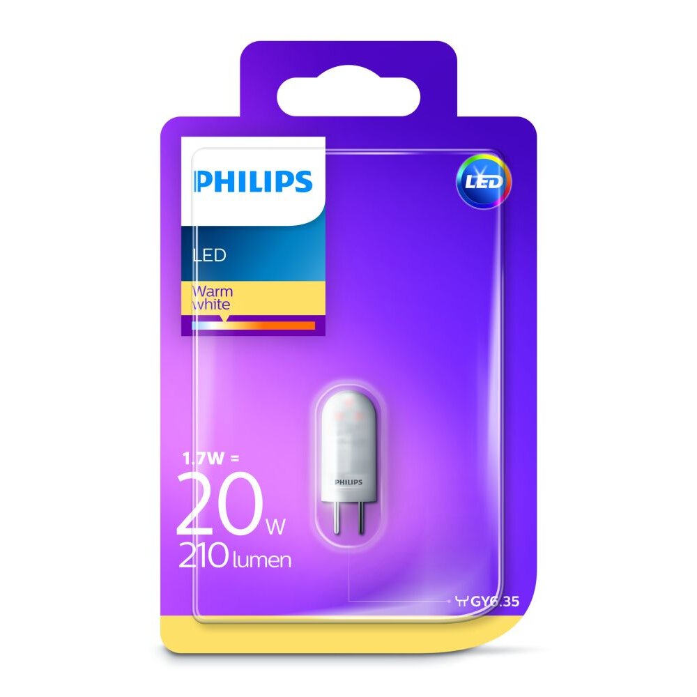 Philips LED GY6,35 1,7 Watt 2700 Kelvin 210 Lumen main product photo