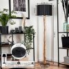 Soungou Stehleuchte Naturfarben, Schwarz, 1-flammig