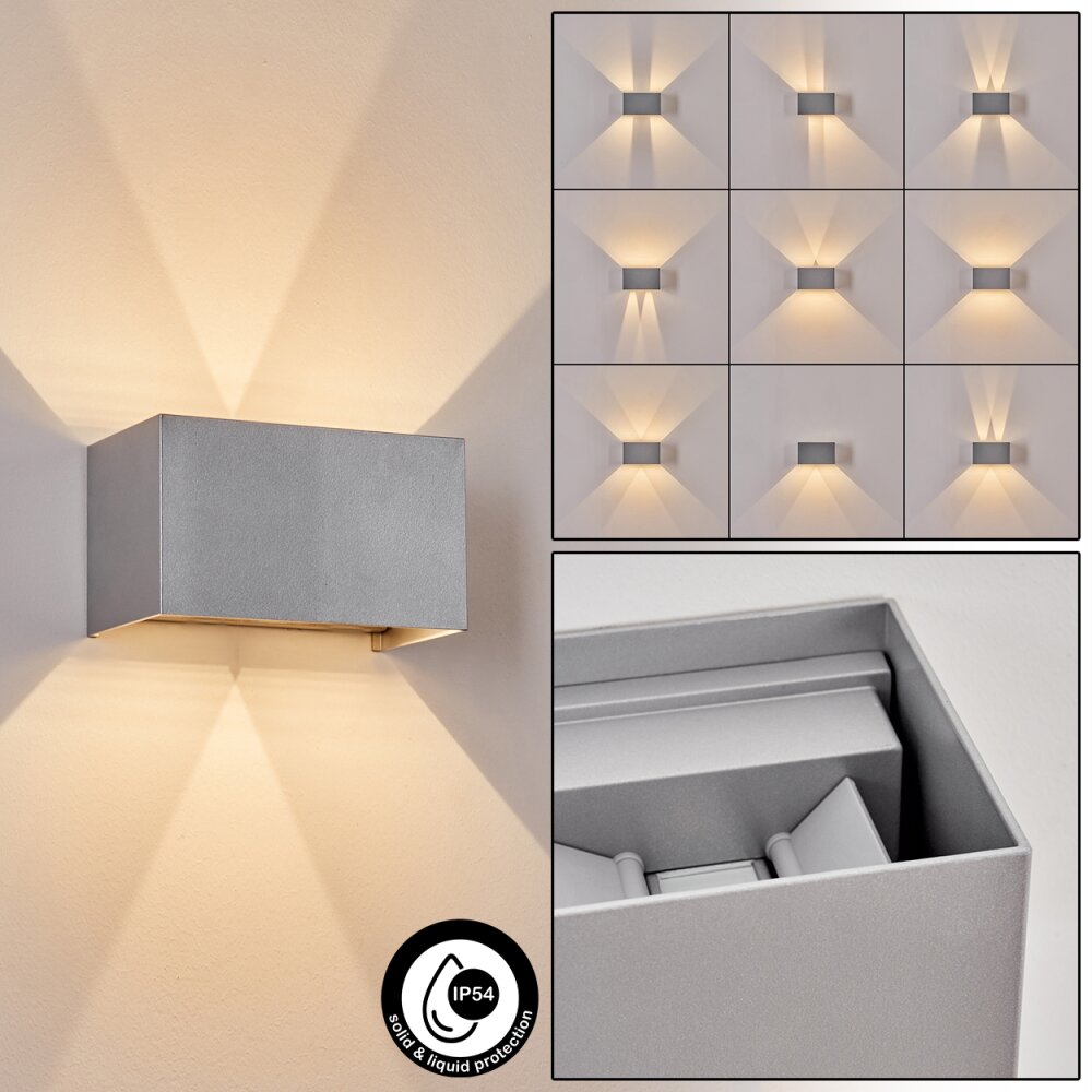 Tamarin Außenwandleuchte LED Grau, 1-flammig main product photo