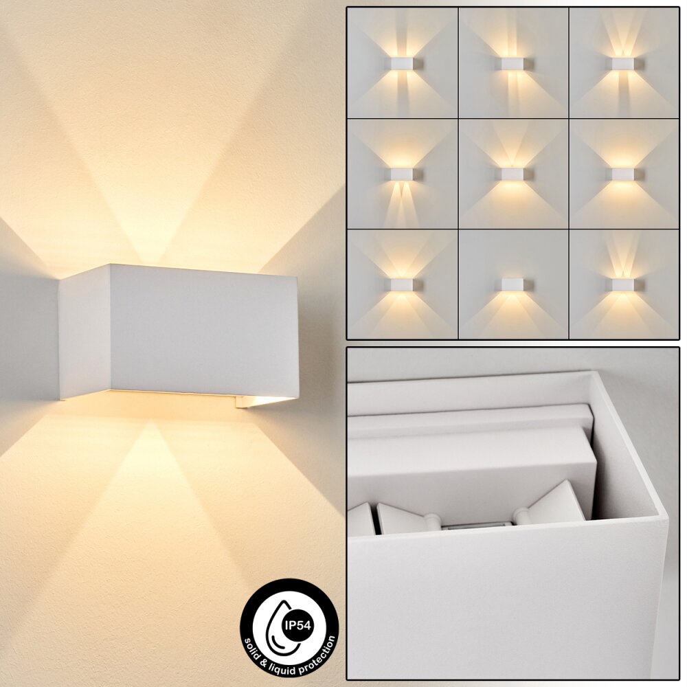 Tamarin Außenwandleuchte LED Weiß, 1-flammig main product photo