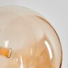 Chehalis Wandleuchte Glas 15 cm Bernsteinfarben, 1-flammig