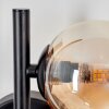 Chehalis Wandleuchte Glas 10 cm, 15cm Bernsteinfarben, Rauchfarben, 3-flammig