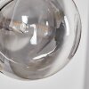 Chehalis Wandleuchte Glas 10 cm, 15cm Bernsteinfarben, Rauchfarben, 3-flammig